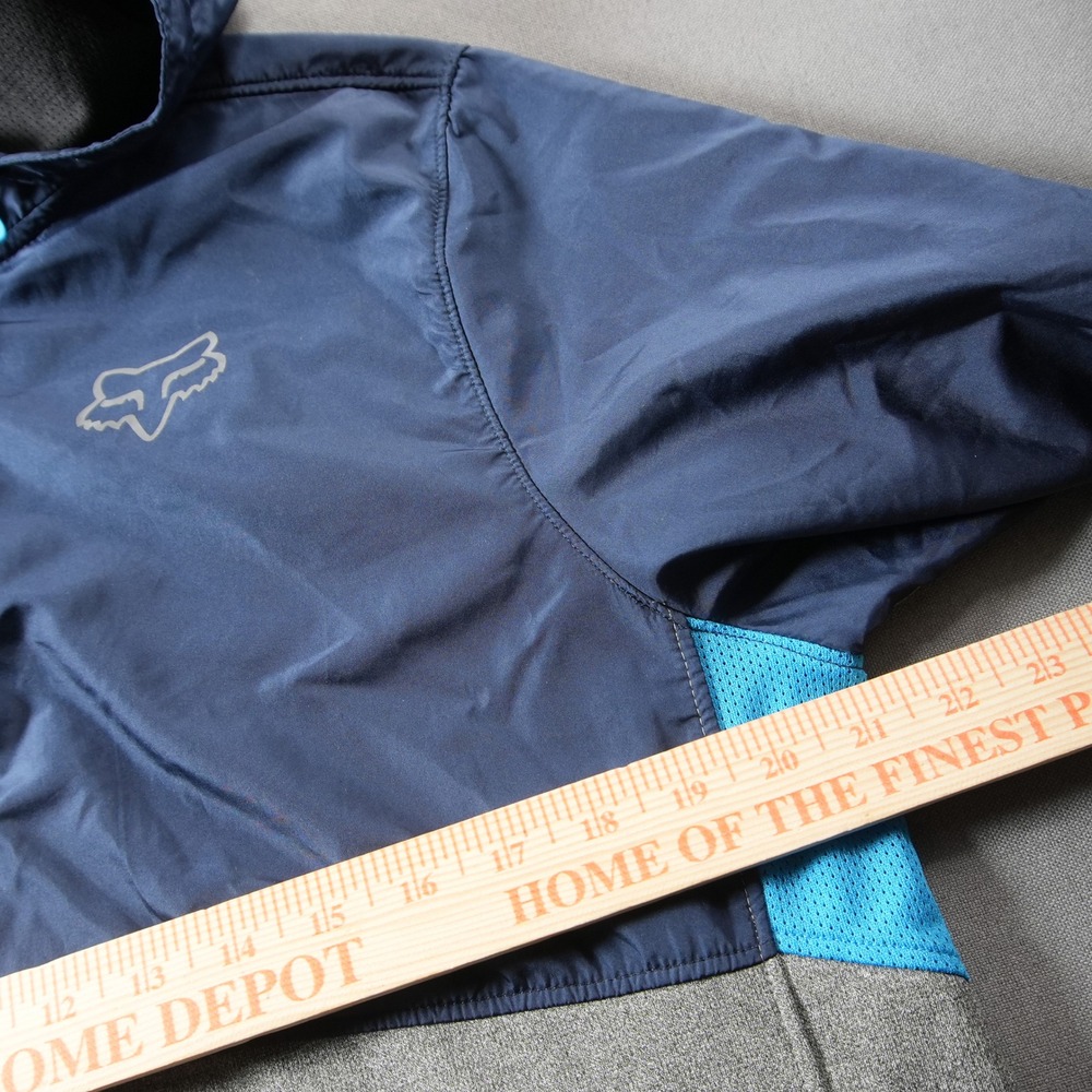 Fox Active Racing Active 1/4 Zip Hooded Everyday Men Jacket MTB Gym Racing M - Picture 6 of 16
